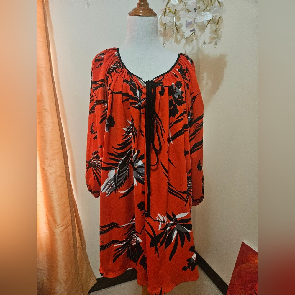 Vintage Tropical Tunic/Micro Mini Dress/ Coverup